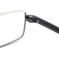 Readsun New Half Frame Luxury Blue Light Blocking Metal Eyewear Readers Half-frame Men Stainless steel reading glasses with PC temple