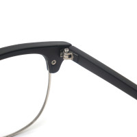 Readwun Unisex Half-Frame Black Stainless Steel Reading Glasses Square Shape with Wood Pattern Temples