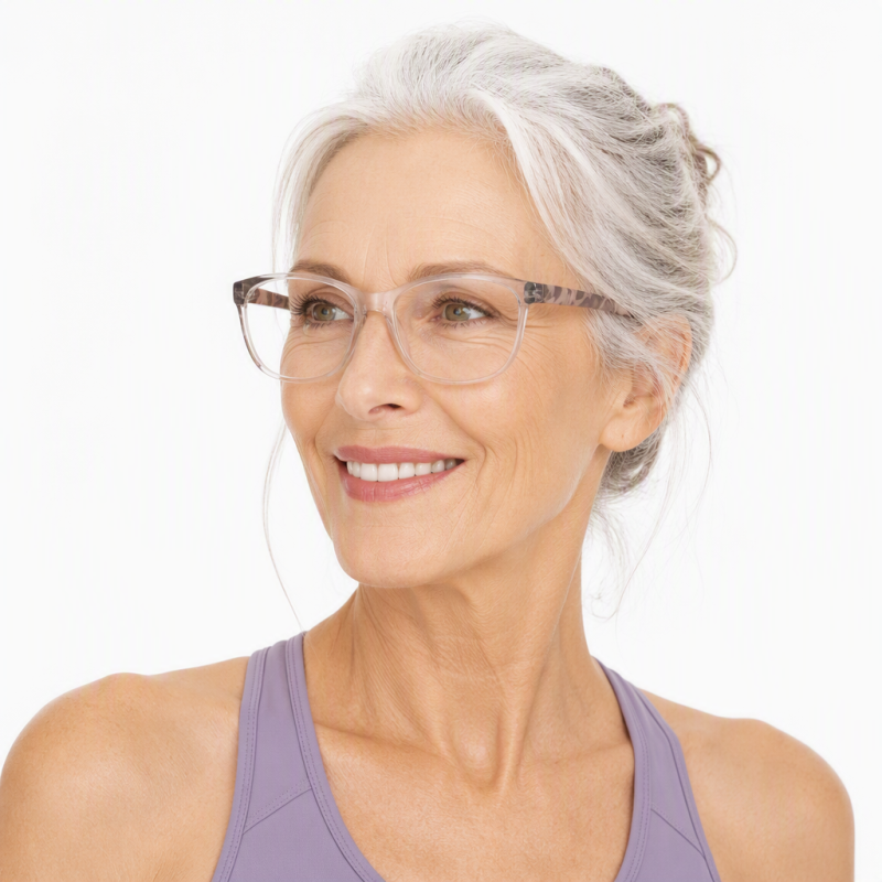 Readsun OEM ODM Supported High Quality Unisex TR90 PC Reading Glasses Eco Safe Presbyopia Eyeglasses Retro Demi Temple