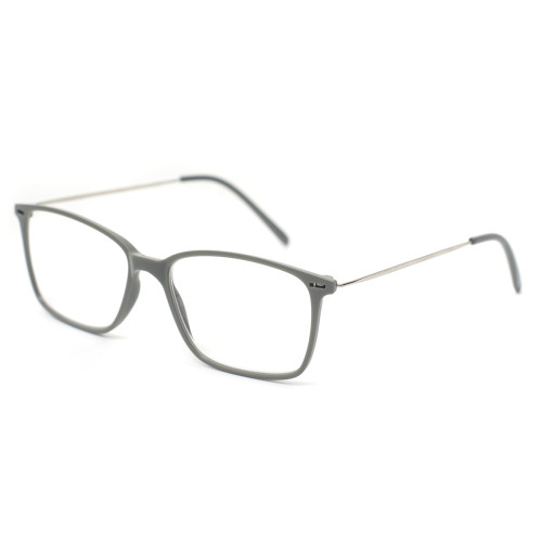 Readsun Customizable Men Square Reading Readers Lightweight Solid Metal Temple Vintage Gentleman Presbyopia Eyewear
