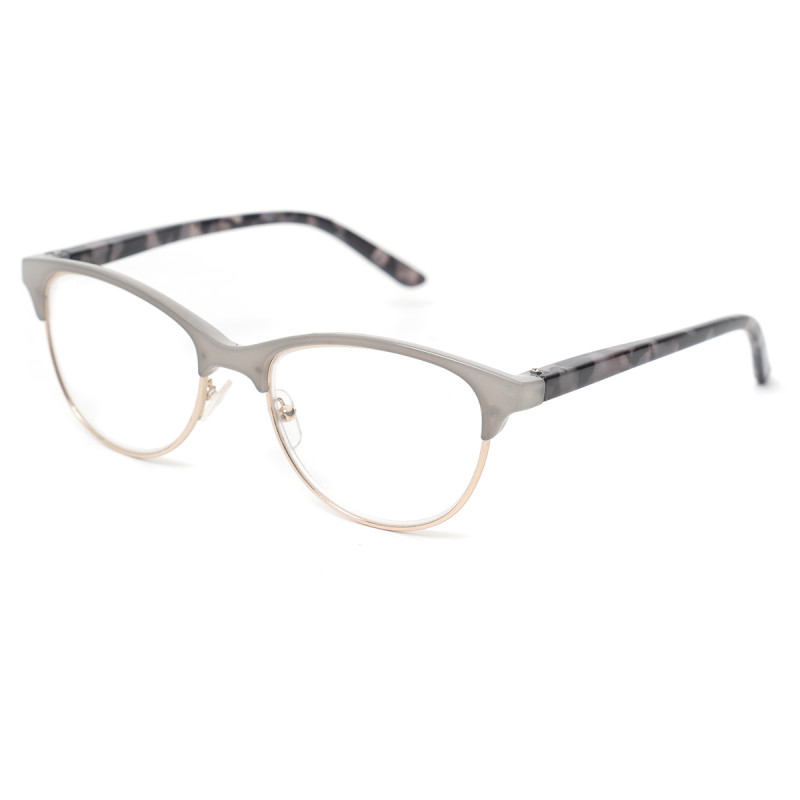 Readsun High Definition Half-frame Unisex Stainless Steel Readers