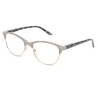 Readsun High Definition Half-frame Unisex Stainless Steel Readers Anti-corrosion Metal Frame Stylish PC Demi Temple