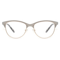 Readsun High Definition Half-frame Unisex Stainless Steel Readers Anti-corrosion Metal Frame Stylish PC Demi Temple