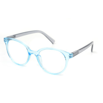 Readsun Wholesale High Quality Unisex Round Recycled PC Reading Glasses Light Recycled PC Readers With Logo Printable Hanging Card