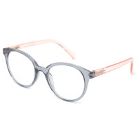 Readsun Wholesale High Quality Unisex Round Recycled PC Reading Glasses Light Recycled PC Readers With Logo Printable Hanging Card