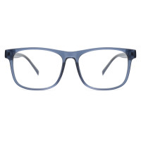 OEM Wholesale Classic Square Acetate Optical Frame with Patterned Metal Pin
