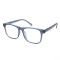 OEM Wholesale Classic Square Acetate Optical Frame with Patterned Metal Pin