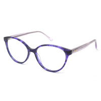Popular New Trend Luxury OEM ODM Manufacturer Transparent Pattern Wire Core women Acetate Optical Frames