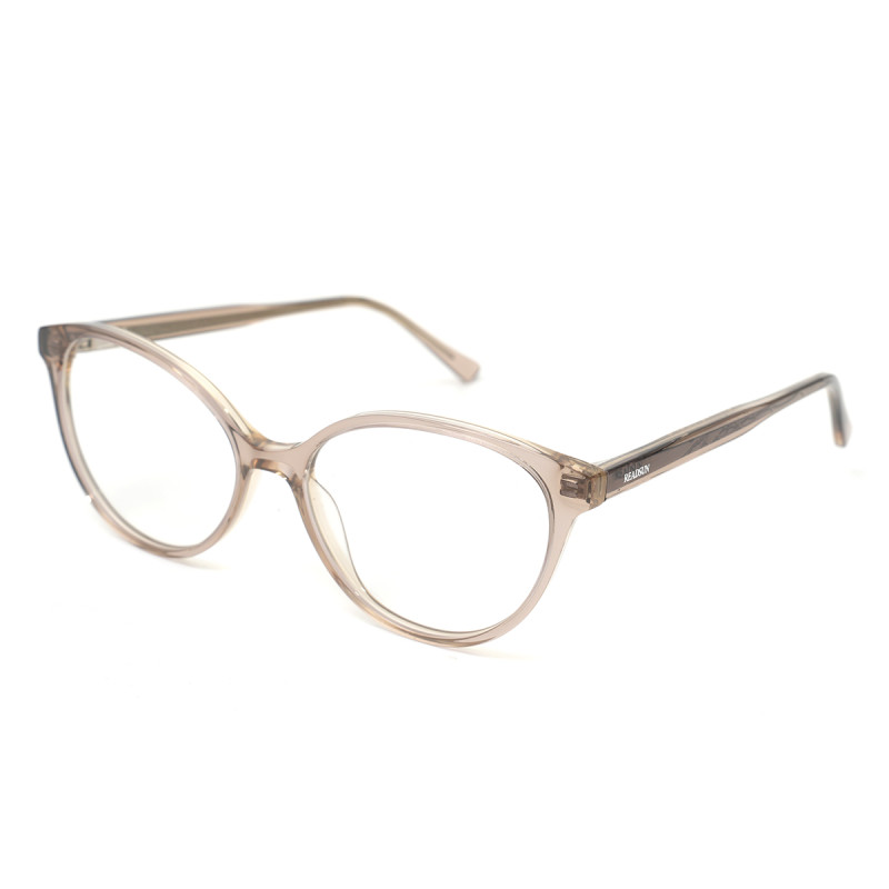 Popular New Trend Luxury OEM ODM Manufacturer Transparent Pattern Wire Core women Acetate Optical Frames