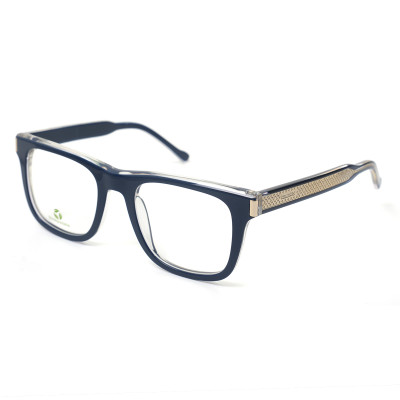 Popular New Trend Luxury OEM ODM Manufacturer Bold Masculine Multilayer men Acetate Optical Frames
