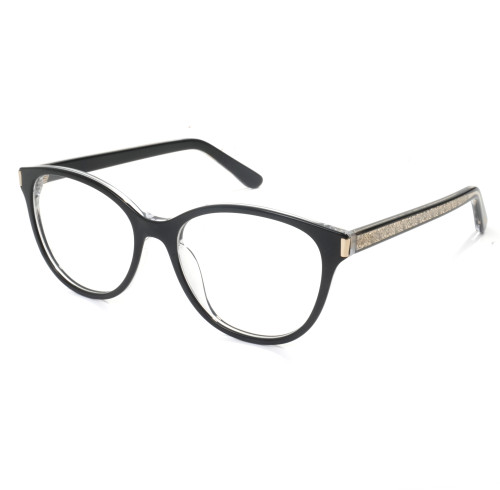 Wholesale Vintage Style Round Multilayer Acetate Pattern Design unisex Acetate Optical Frames