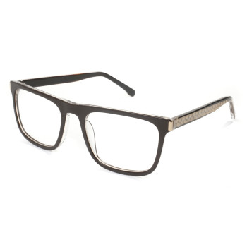 Wholesale Custom Masculine Rectangle Multilayer Pattern Wire Core men Acetate Optical Frames