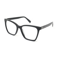 Customization Wholesale Modern Transparent EyeCat Pattern Design unisex Acetate Optical Frames