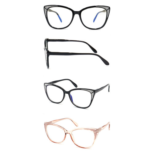 Custom Round Shape Plastic Spring Hinge Reading Glasses in Fluorescent Color