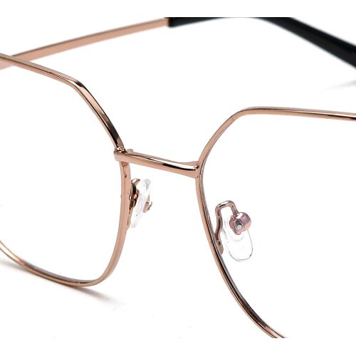 German Eyewear Metal Round Frame Blue Light Filter Computer Optical Eyeglasses Custom Logo