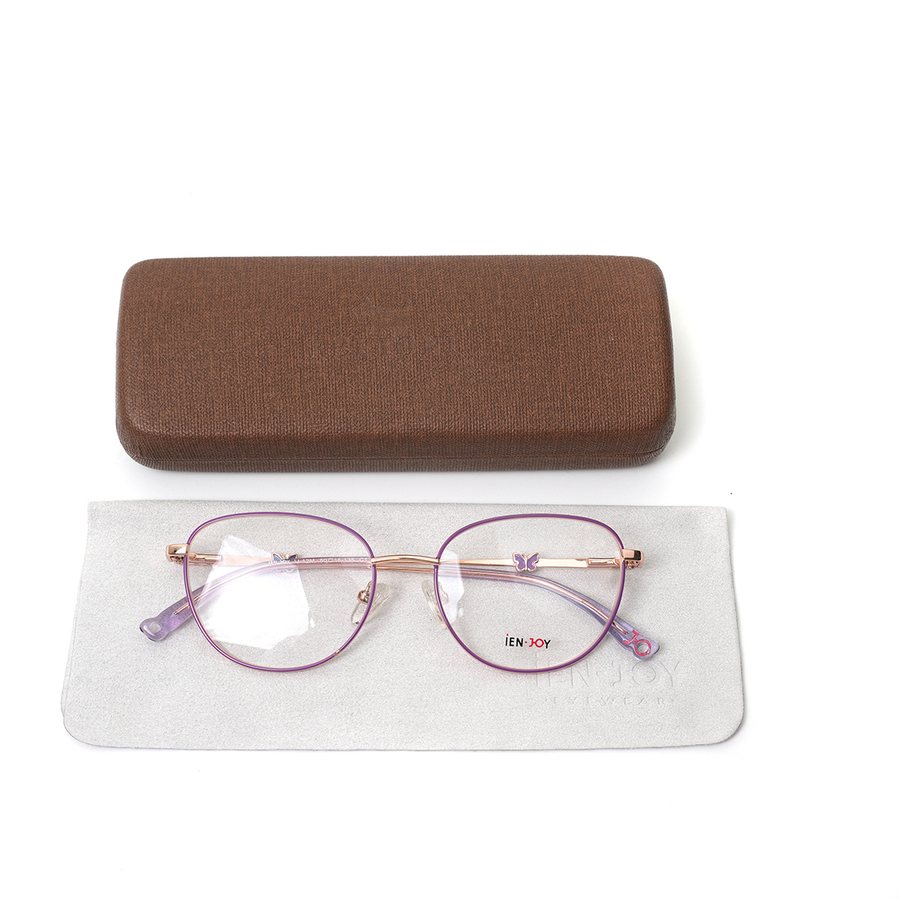 Girls optical glasses set frame detail with case