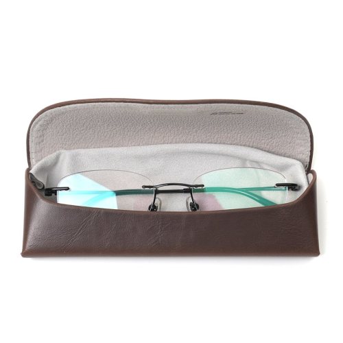 Men Optical Glasses Set with Leather Case and Accessories Prescription Eyewear Combo Kit