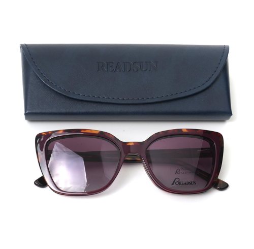 Magnetic Clip-On Sunglasses Set UV400 Fitover Glasses with Case for Prescription Glasses