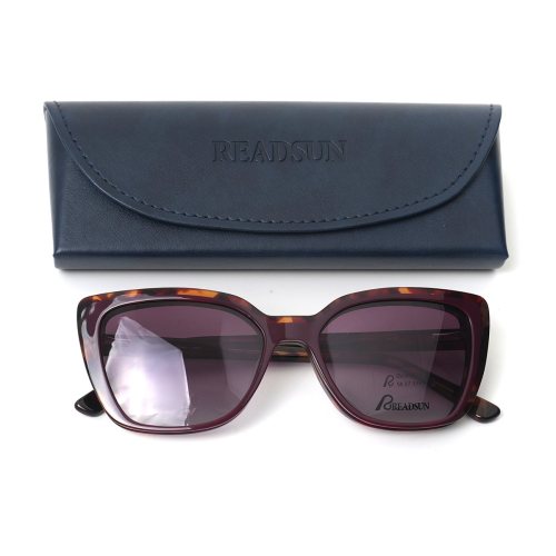 Magnetic Clip-On Sunglasses Set UV400 Fitover Glasses with Case for Prescription Glasses