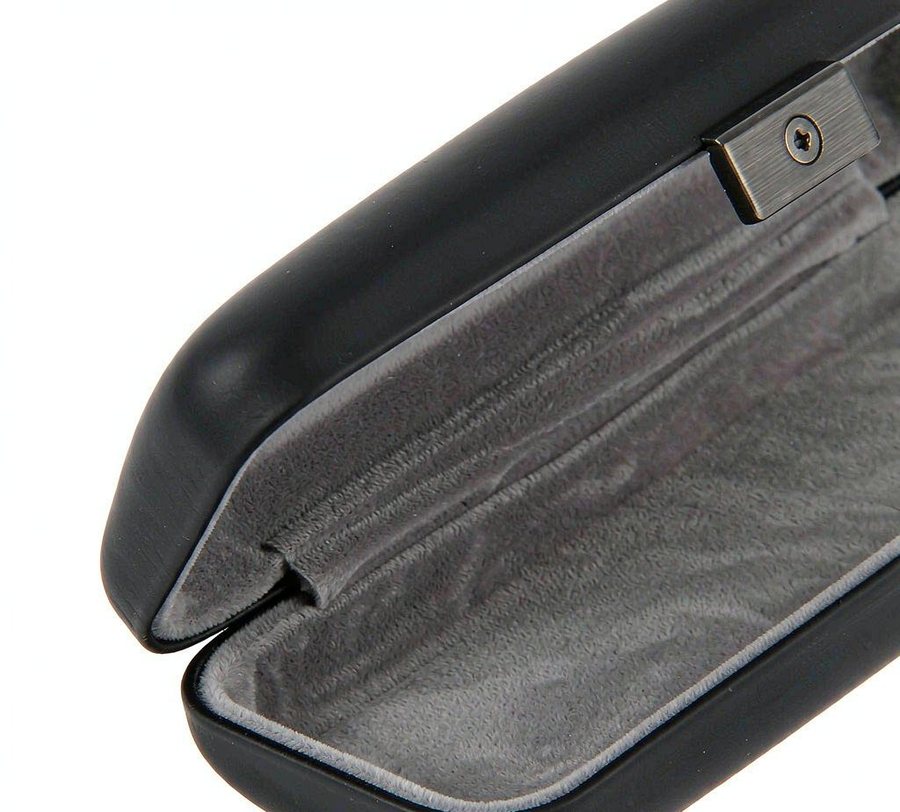 Custom logo hard eyeglasses storage case front view