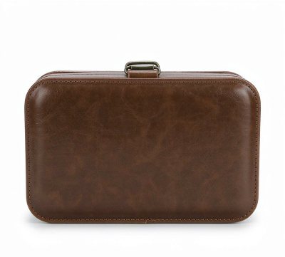 Hardshell Eyeglasses Case Lightweight Portable Classical PU Leather Women Men