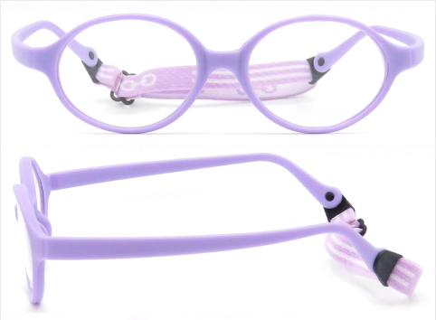 2024 Kids Eyewear One-Piece tr90 Flexible Bendable Safe ECO friendly kids eyeglass frames optical Support customization