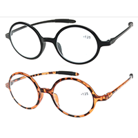 TR90 spectacle eye round design optics cheap granny Reading Glasses Support customization