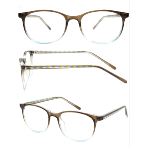 Wholesale 2021 New Model Pattern Printing Adult CP Optical Frame with Metal Spring Hinge