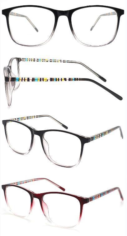 Wholesale 2023 New Model Pattern Printing Adult CP Optical Frame with Metal Spring Hinge