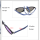 polarized retro ladies sunglasses with round shape recycled tr material