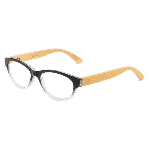 New anti-blue light reading glasses Bamboo portable reading glasses for men and women