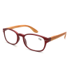 China Manufacturers New Selling Superior Quality Wood Colored Mirror Foot Magnivision Designer Reading Glasses
