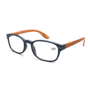 China Manufacturers New Selling Superior Quality Wood Colored Mirror Foot Magnivision Designer Reading Glasses