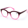 Thick Frame with Edges and Corners Plastic Reading Glasses for Women