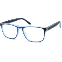 Square Full Frame Plastic Reading Glasses for Men