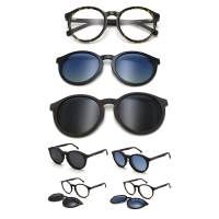 2024 New OriginaI TWO Clip On Classical Frame Support customization 23C129A