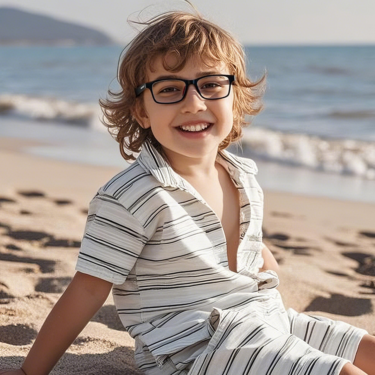 TR90 kids optical frame angled view