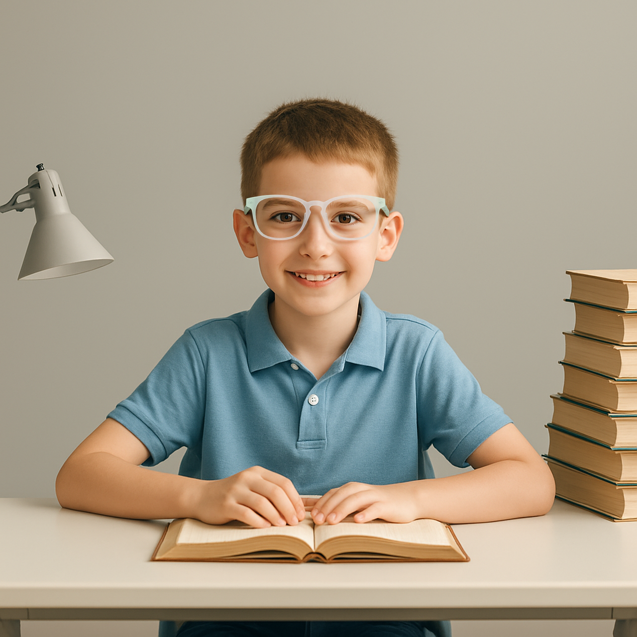 Monturas ópticas infantiles con certificación de seguridad y documentación de conformidad.