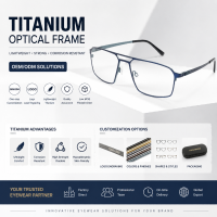 Wholesale Titanium Aviator-style Eyeglass Frames Custom Aviator Frames Eyeglass China Titanium Eyewear Manufacturing