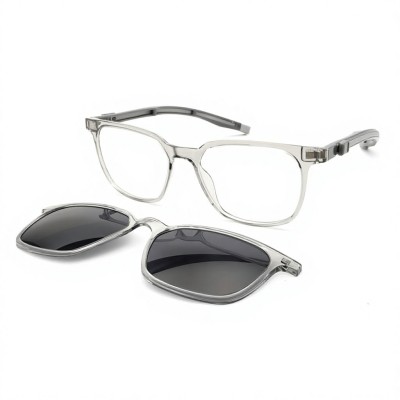 Adjustable TR Optical Frame with Clip on Lense