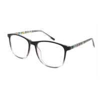 Wholesale 2023 New Model Pattern Printing Adult CP Optical Frame with Metal Spring Hinge