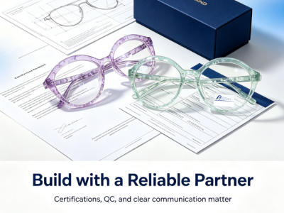 Private Label Eyewear Manufacturer Checklist: 12 Things to Check Before You Sign