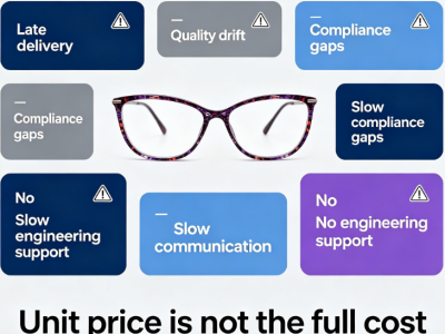 Signs You Need a New Eyewear Manufacturing Partner (And How to Switch Without Losing Time)