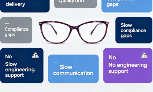 Señales de que necesitas un nuevo socio fabricante de gafas (y cómo cambiar sin perder tiempo)