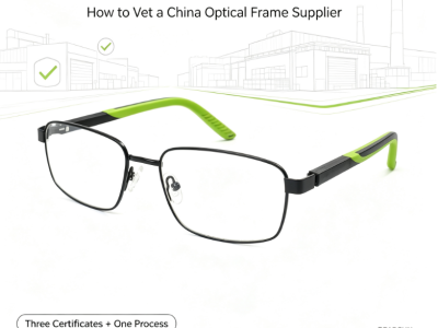 Eyeglasses Frame Factory Direct: How to Vet a China Optical Frame Supplier