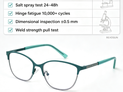 Metal & Titanium Eyeglass Frames: Manufacturing Technology Compared
