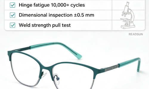 Montures de lunettes en métal et en titane : comparaison des technologies de fabrication