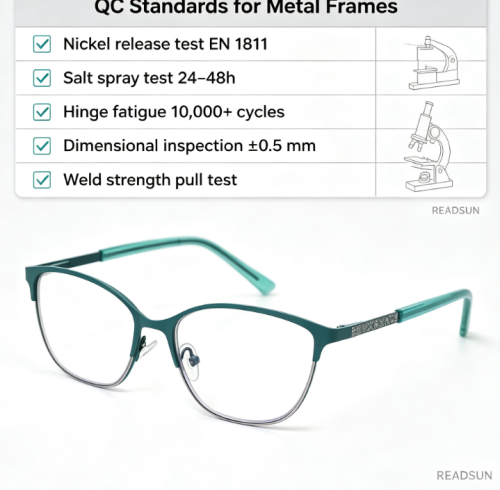 Metal & Titanium Eyeglass Frames: Manufacturing Technology Compared