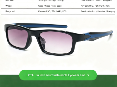 Bamboo, Wood & Recycled Eyewear: Sustainable Frame Materials Explained