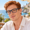 Wholesale Custom Fashion Masculine Bold Pattern Design Wire Core Biodegradable men Acetate Optical Frames